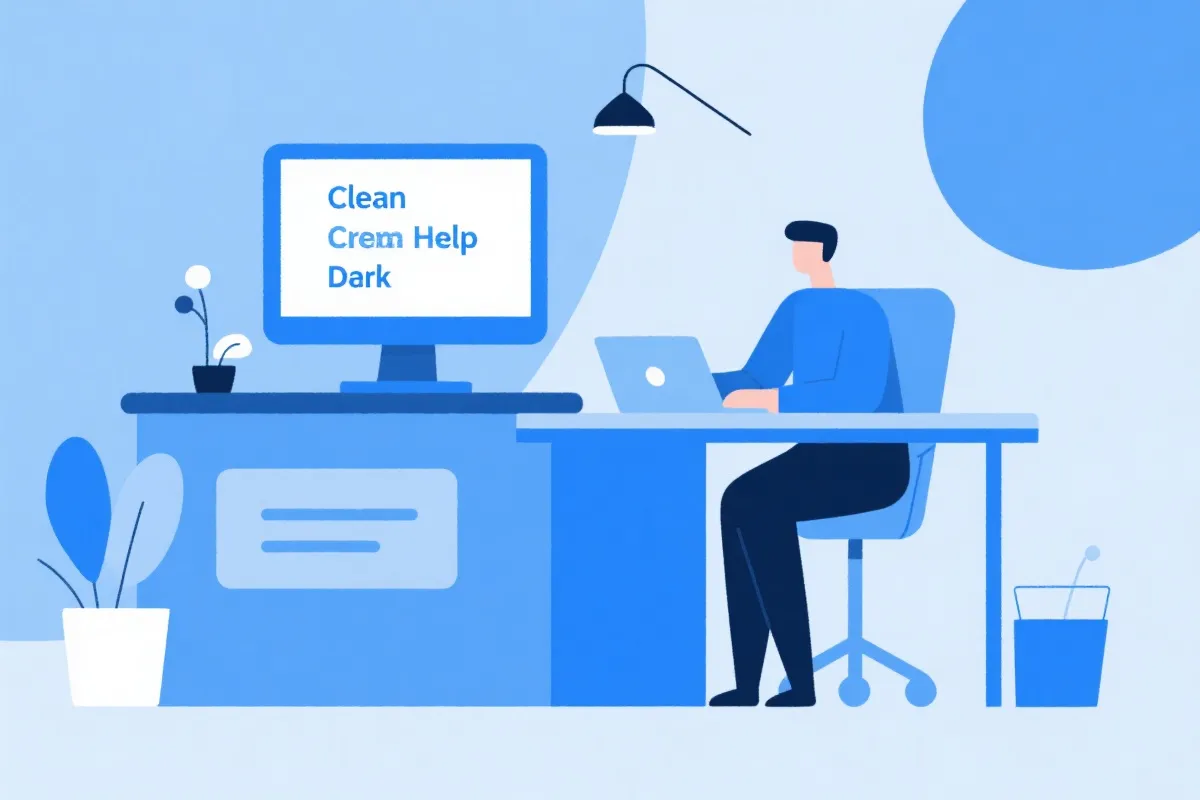 客服与支持插画